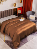 SilkSilky SE 19Momme Rent Silke Duvet Cover Kaffe 001