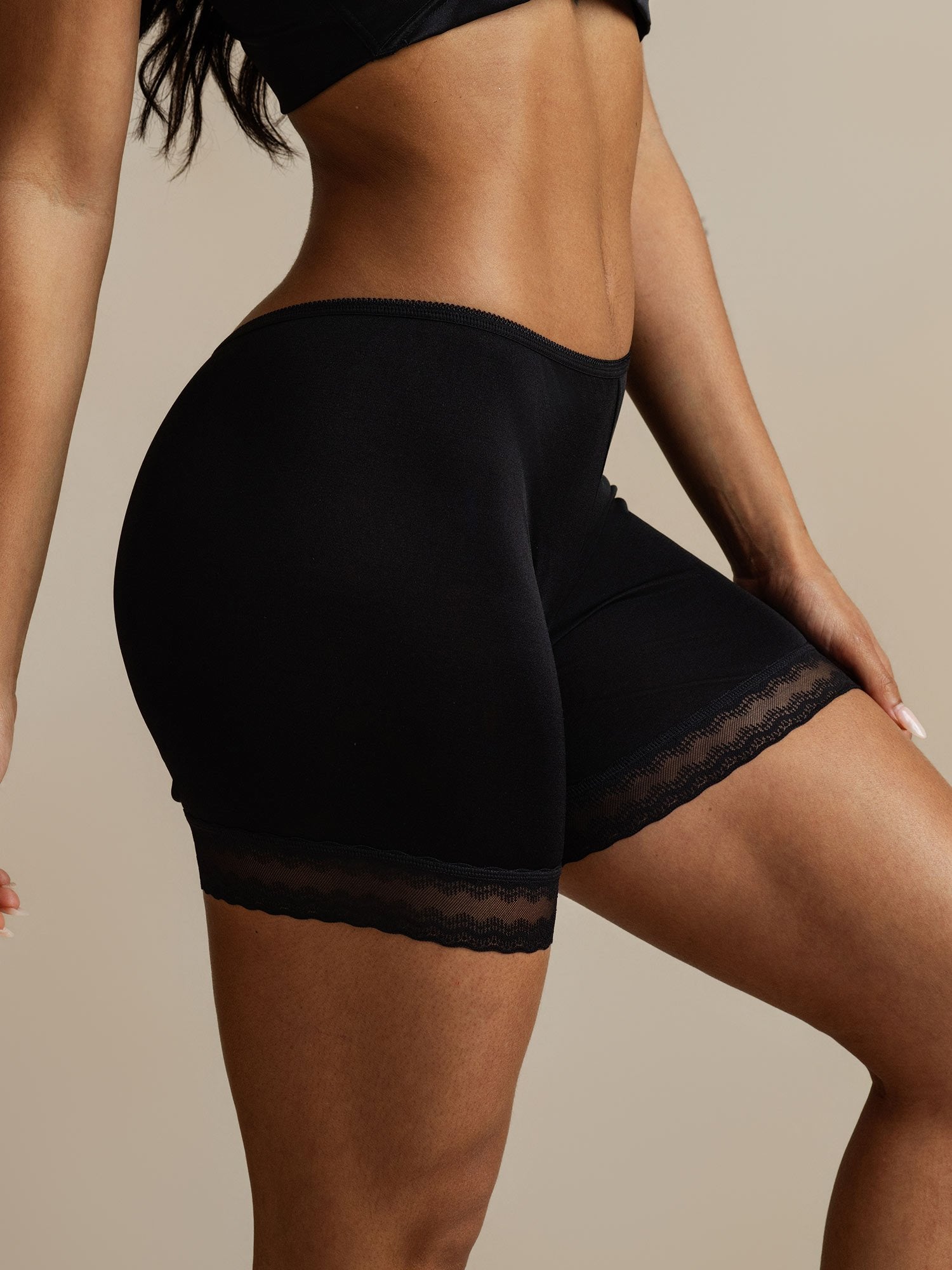 [Svart] SilkSilky-SE Rent Silke Panty 001,