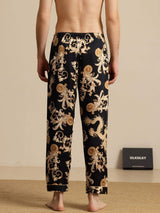 [Svart Drake] SilkSilky-SE Men's Sleep Shorts 004