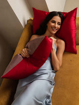 [MauveOrkidé+Vin] SilkSilky-SE 22Momme Rent Silke Pillowcase 003