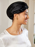 SilkSilky SE Rent Silke Sleep Cap Svart 004