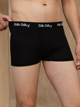 [Svart] SilkSilky-SE Mens Underwear 004