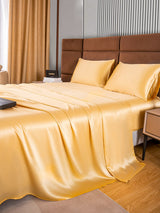 [Champagne] SilkSilky-SE 22Momme Rent Silke Bedding Set 003,