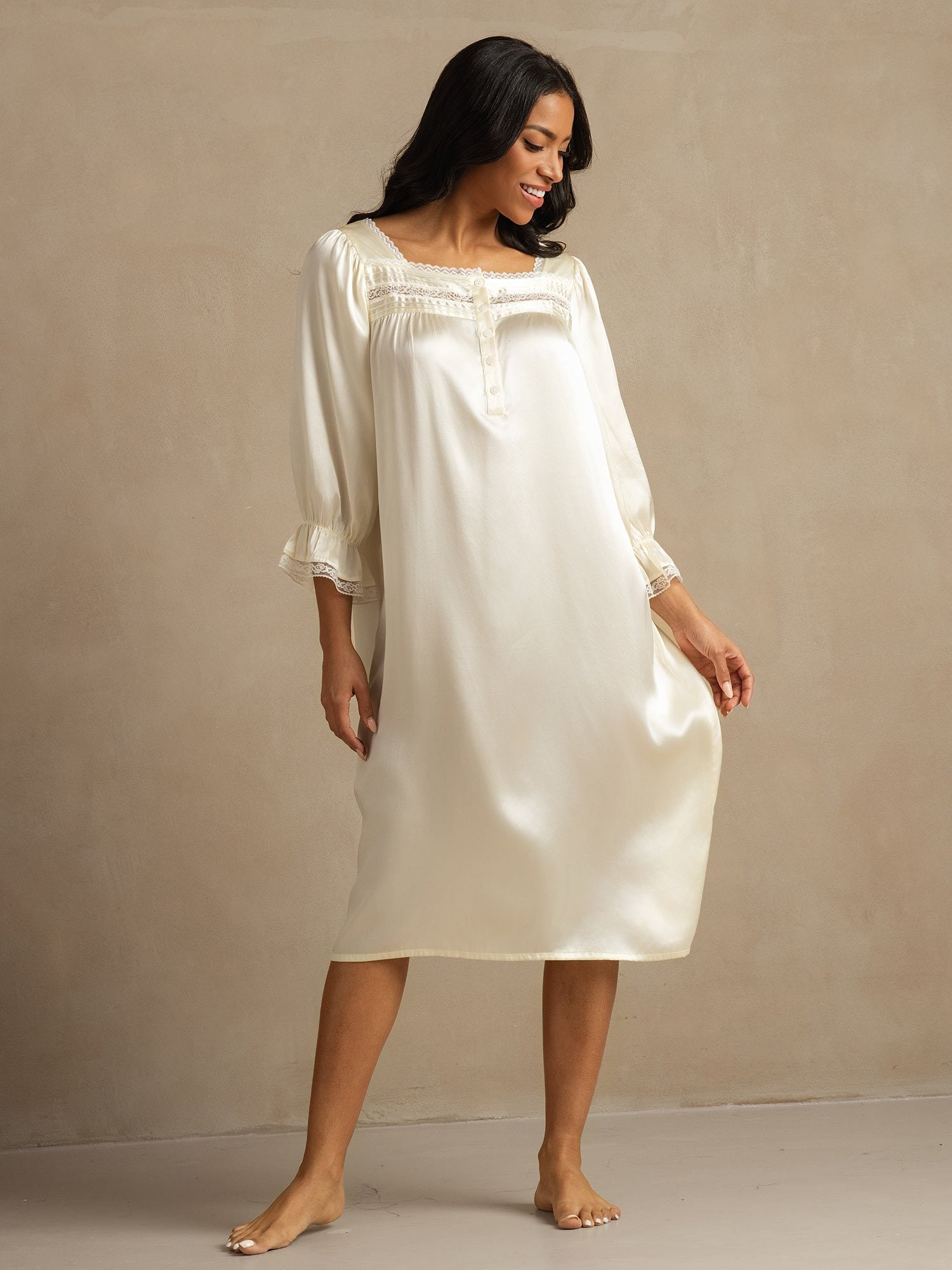 [Vit] SilkSilky-SE Rent Silke Nightgown 001