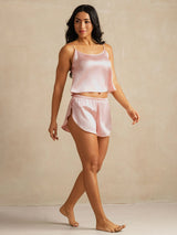 [Rosa] SilkSilky-SE Spaghetti Strap Camisole Set 006