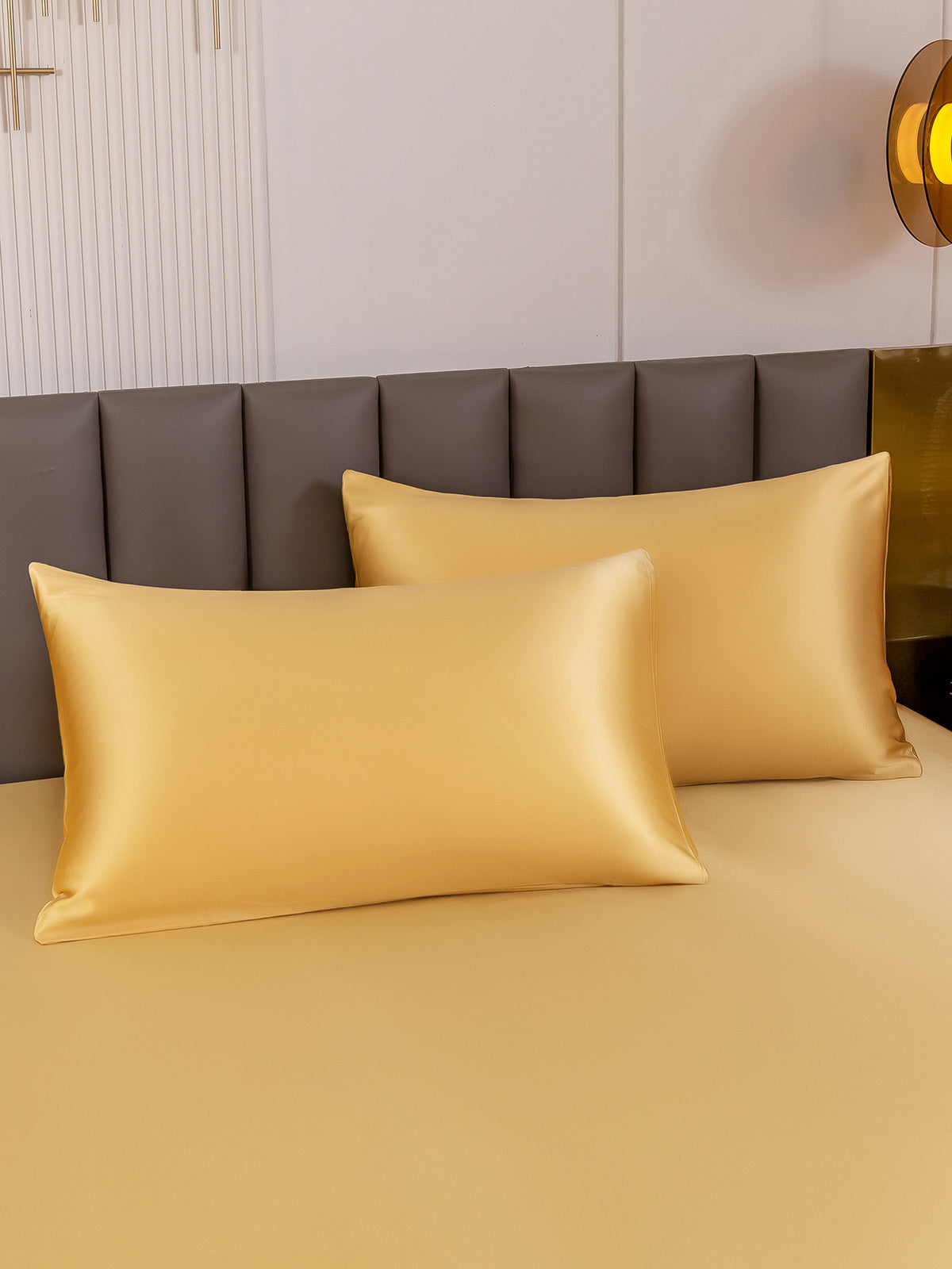 [Champagne] SilkSilky-SE 22Momme Rent Silke Pillowcase 001
