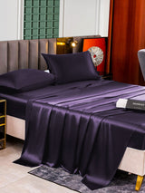 [Mörklila] SilkSilky-SE 22Momme Rent Silke Bedding Set 003,