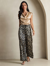 [Leopard] SilkSilky-SE Rent Silke Womens Pants 008,
