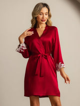 [Vin] SilkSilky-SE 3/4 Sleeve Dam Morgonrock 001