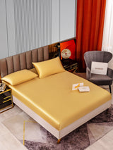 [Champagne] SilkSilky-SE 22Momme Bäddset 002