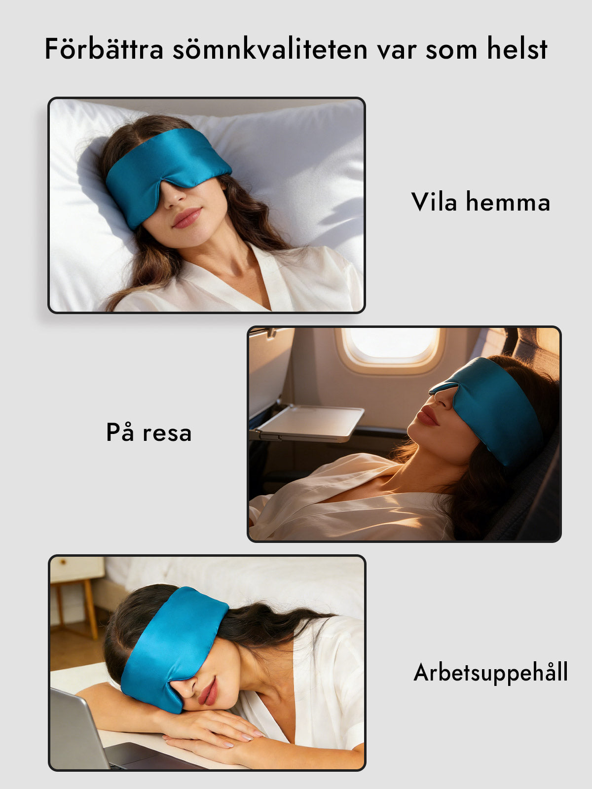 [Kungsblått] SilkSilky-SE 19Momme Pure Silk Eye Mask 006