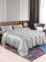 [Silver] SilkSilky-SE 22Momme Rent Silke Bedding Set 003,