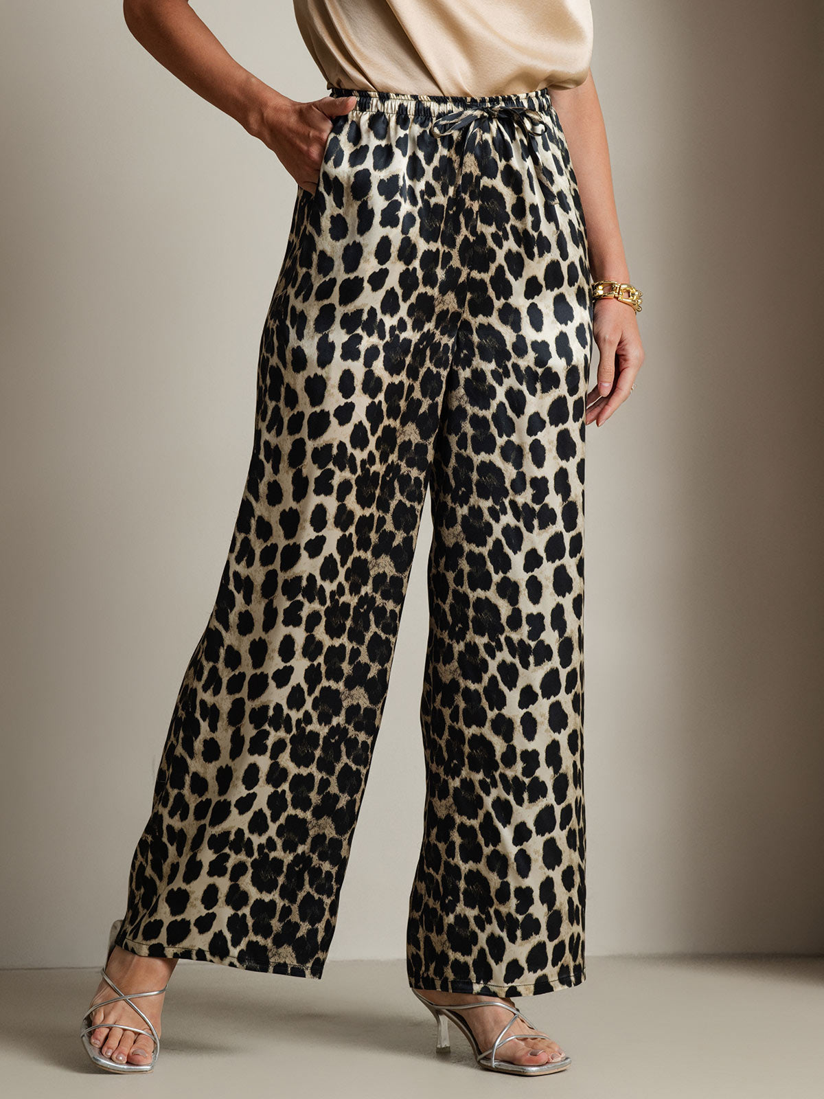 [Leopard] SilkSilky-SE Rent Silke Womens Pants 006