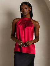 [Vin] SilkSilky-SE Sleeveless Halter Dam T-Shirt 006