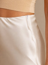 [Beige] SilkSilky-SE Damkjol 004