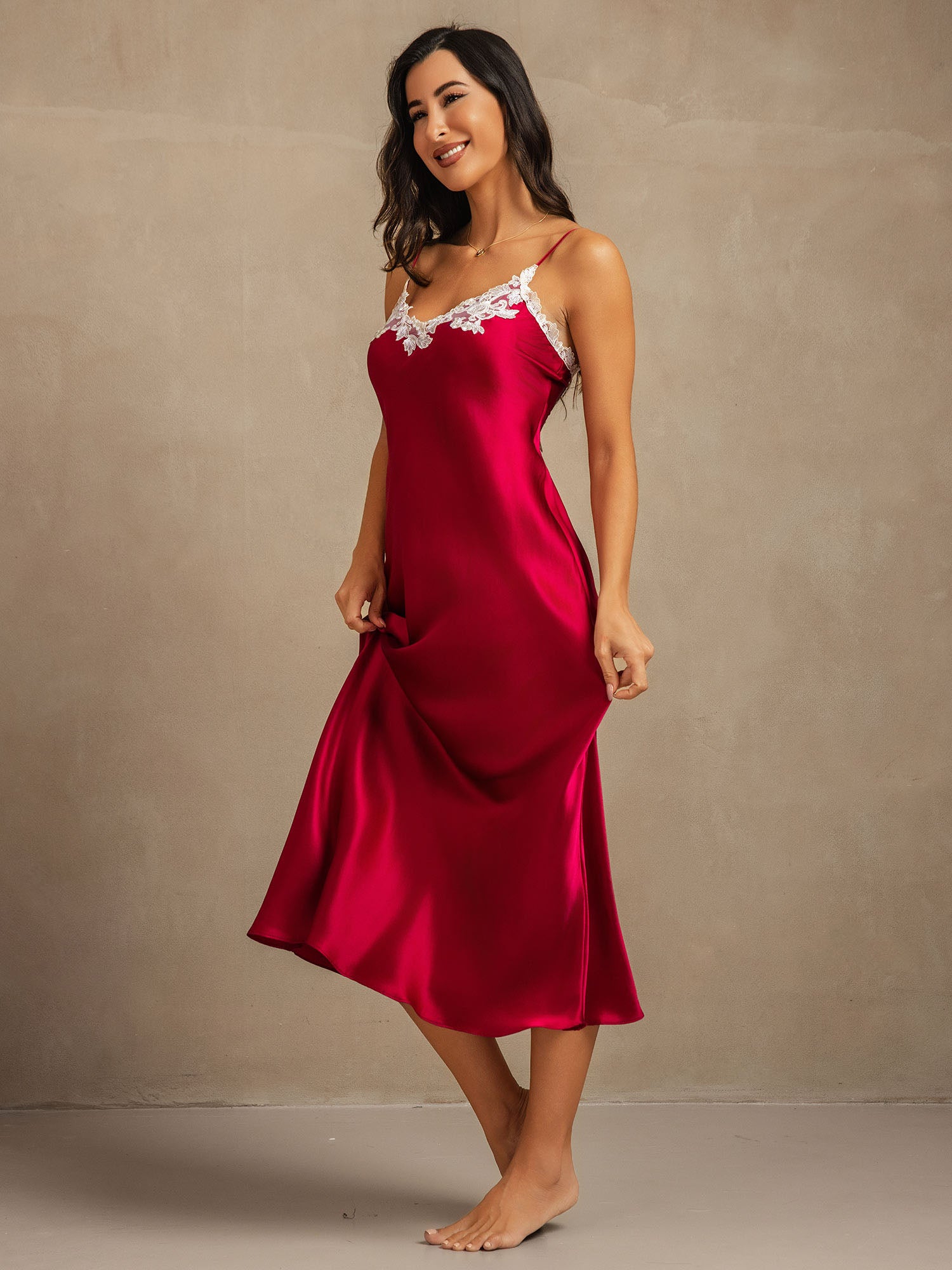 [Vin] SilkSilky-SE 19Momme Rent Silke Dress 007