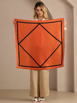 [Orange Fyrkant] SilkSilky-SE Halsduka 005