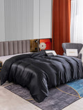 SilkSilky SE 22Momme Rent Silke Duvet Cover Svart 002