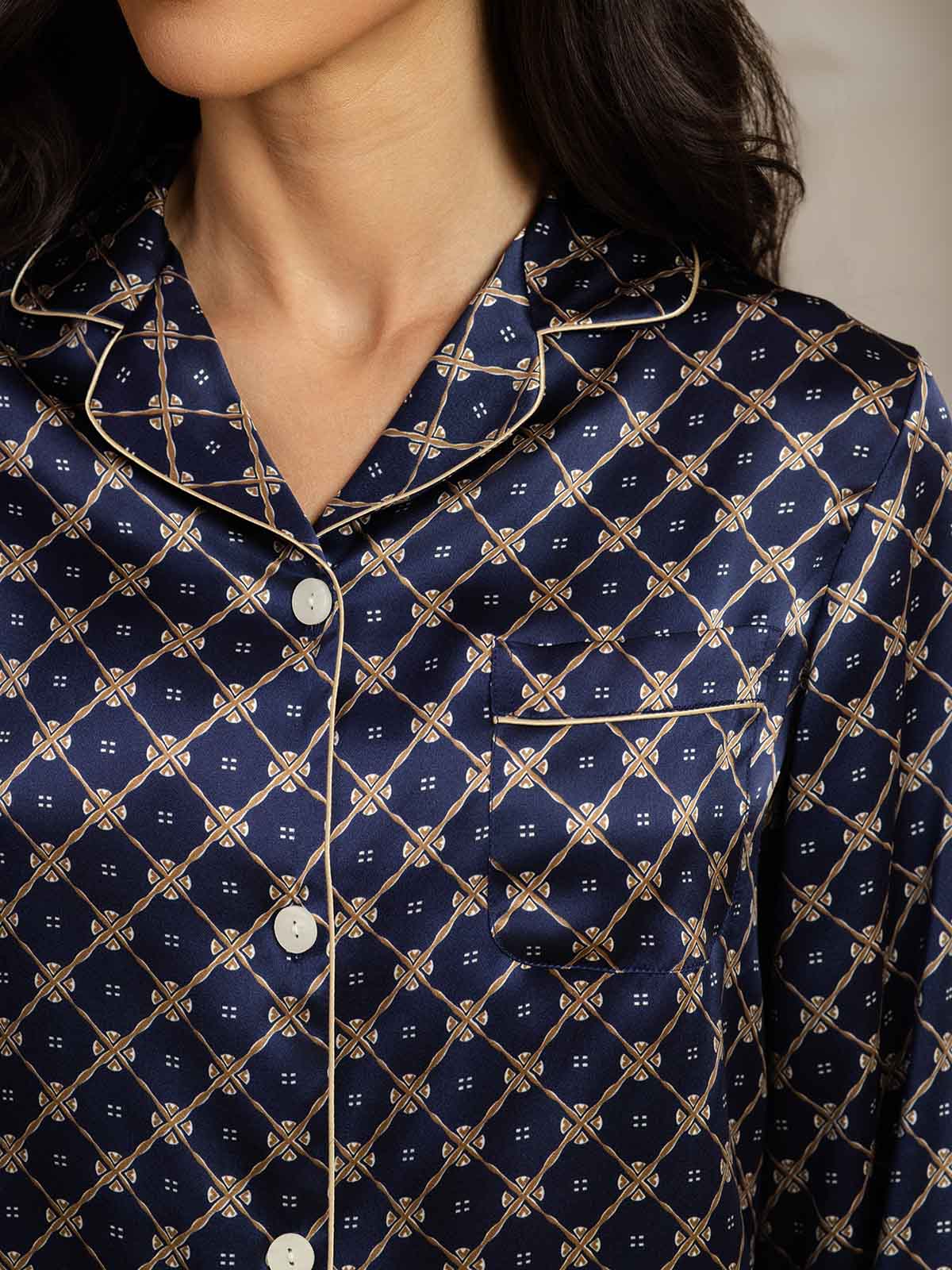 [Marin Kedja] SilkSilky-SE Rent Silke Womens Pajamas 006