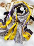 SilkSilky SE Rent Silke Scarf Gul 001