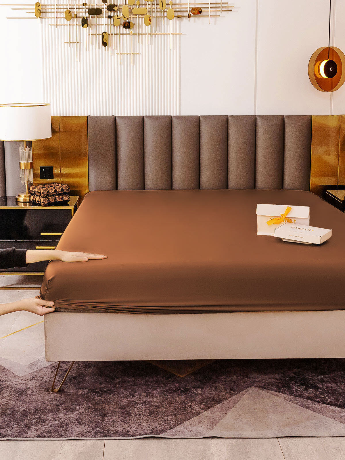 [Kaffe] SilkSilky-SE 22Momme Rent Silke Sheet 003,