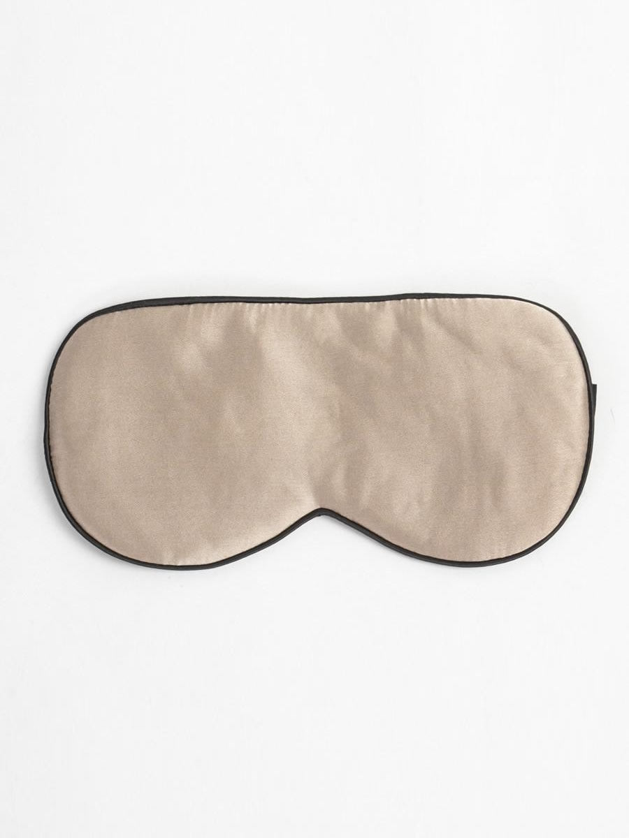 [Mörk Khaki] SilkSilky-SE 19Momme Rent Silke Eye Mask 005