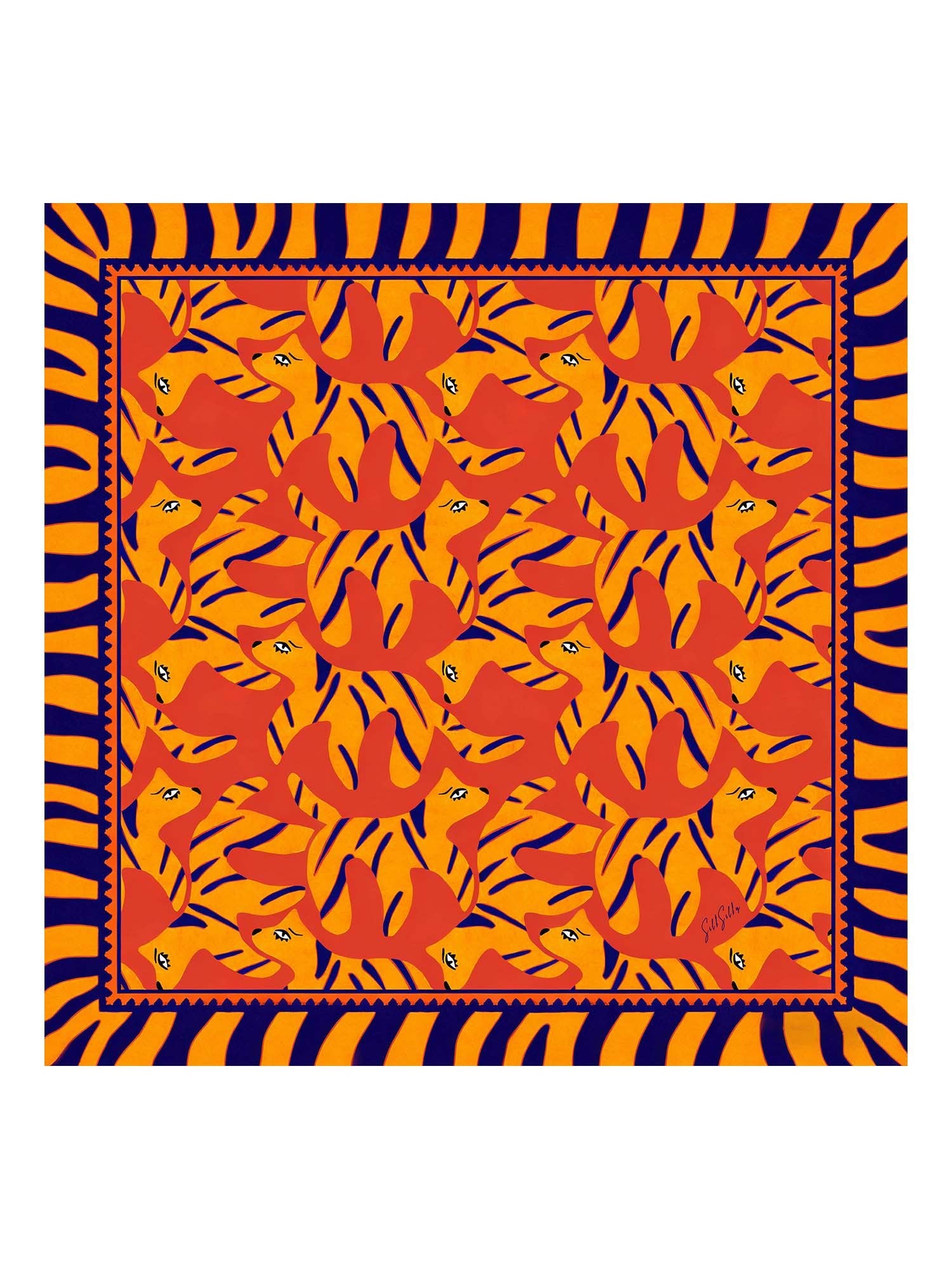 [Orange Hund] SilkSilky-SE Scarf 001