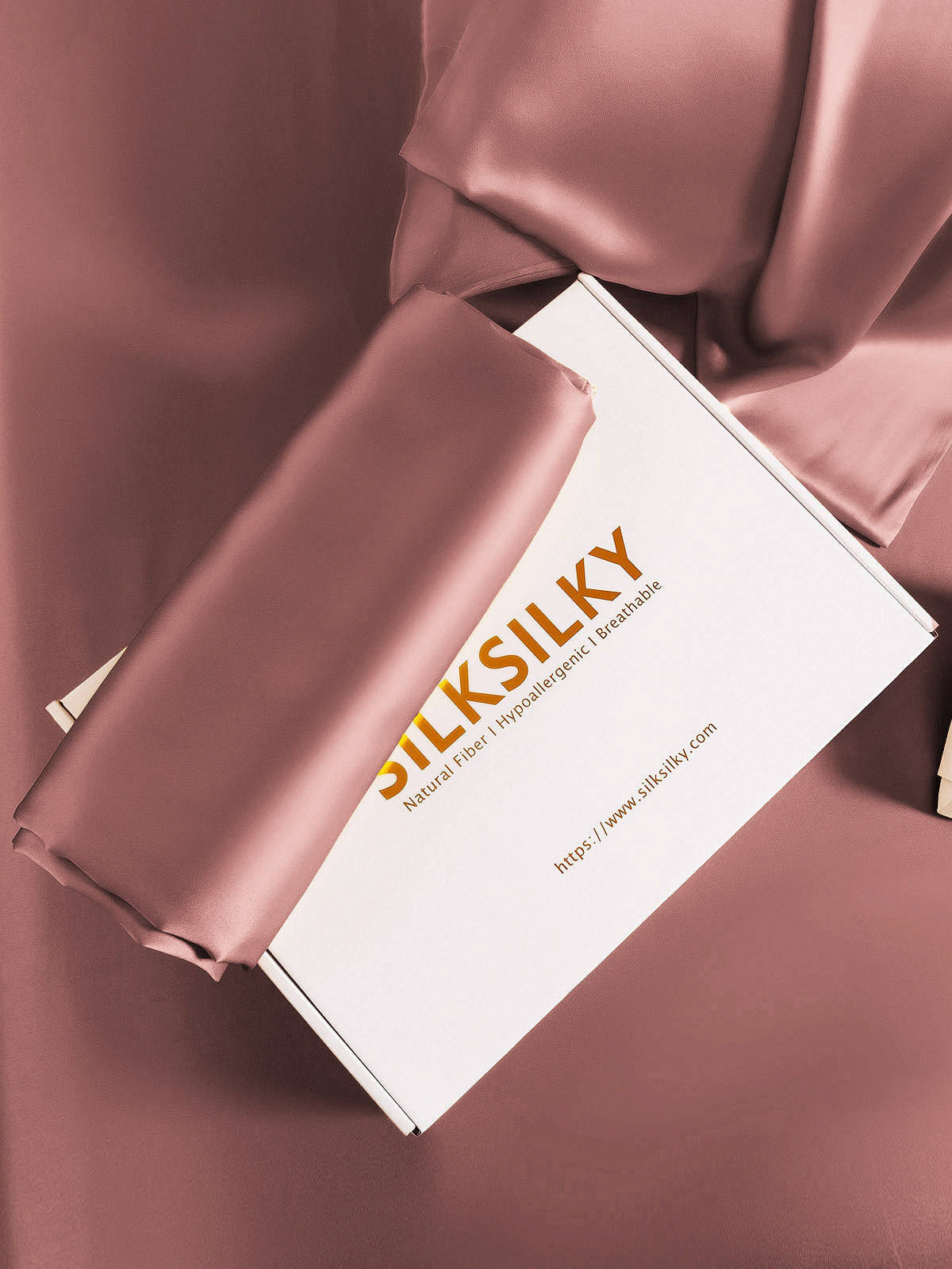 [Blek Mauve] SilkSilky-SE 22Momme Rent Silke Pillowcase 007