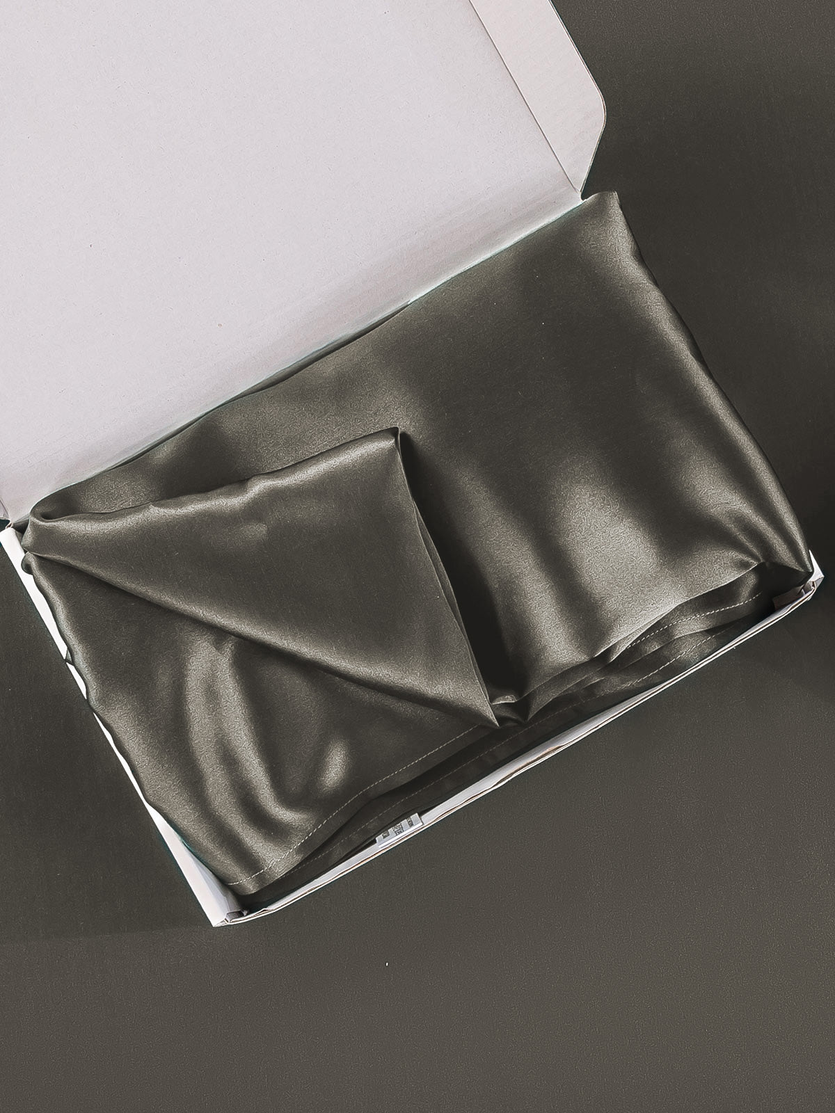 [Mörkgrå] SilkSilky-SE 22Momme Rent Silke Pillowcase 006