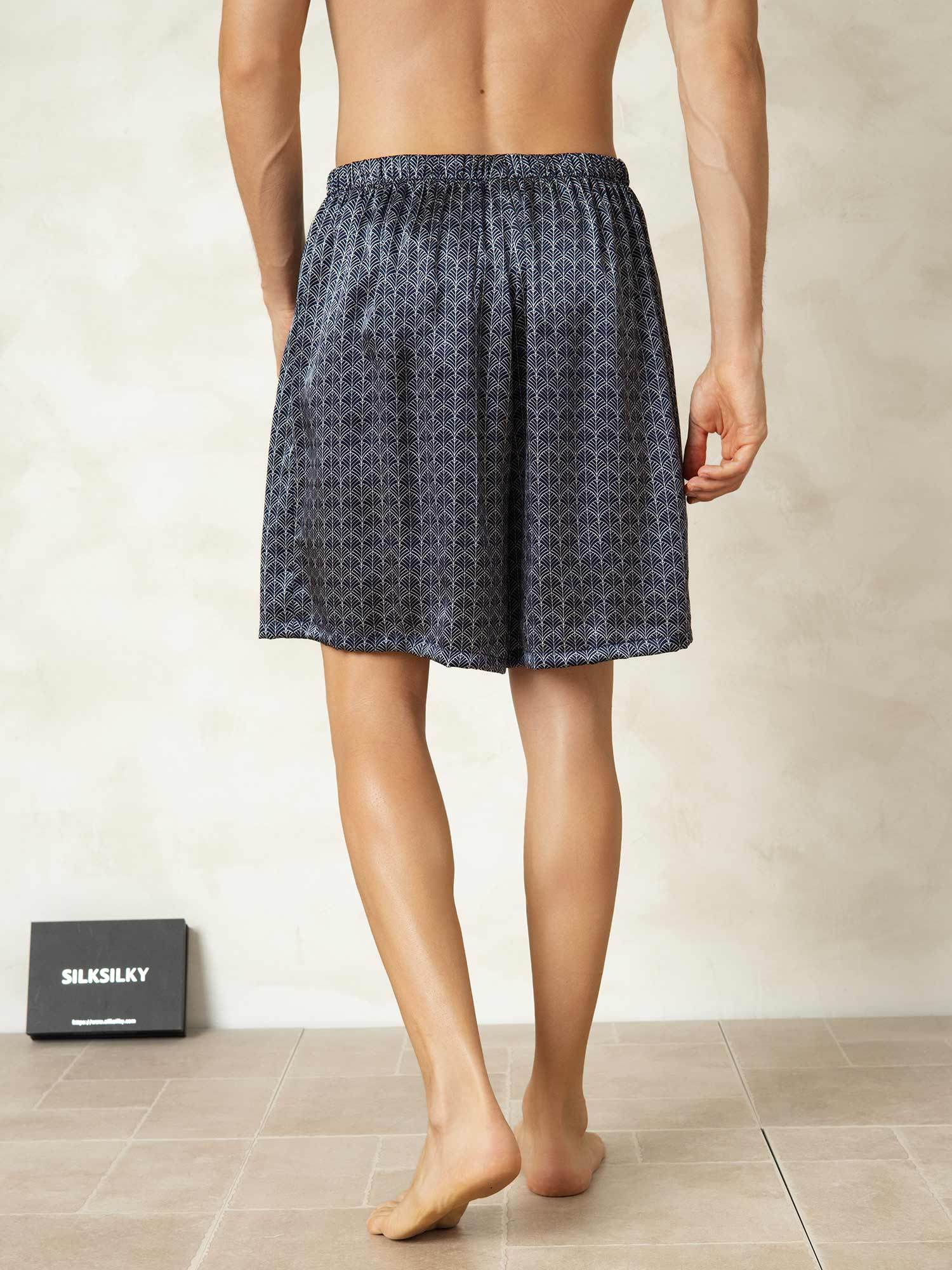 [Marin Ginkgo] SilkSilky-SE Rent Silke Mens Sleep Bottoms 002,