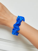 [Blå] SilkSilky-SE Scrunchie 001