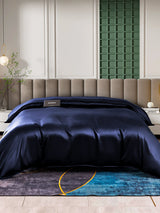 [Mörkblå] SilkSilky-SE 25Momme Duvet Covers 002