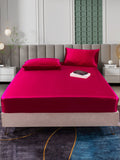 SilkSilky SE 25Momme Rent Silke Bedding Set Vin 002