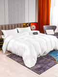 SilkSilky SE 22Momme Rent Silke Bedding Set Vit 002