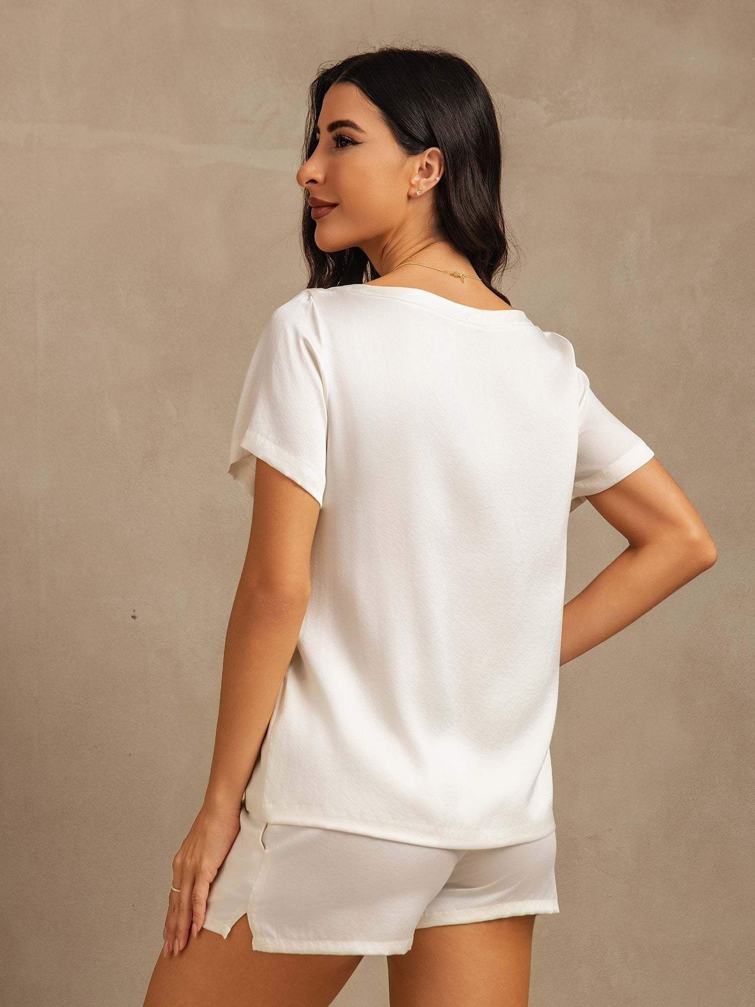 [Vit] SilkSilky-SE 19Momme Silke Womens Pajamas 002,