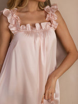 [Rosa] SilkSilky-SE Sleeveless Square Neck Nattlinne 003