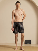 [Svart Kedja] SilkSilky-SE Men's Sleep Shorts 005
