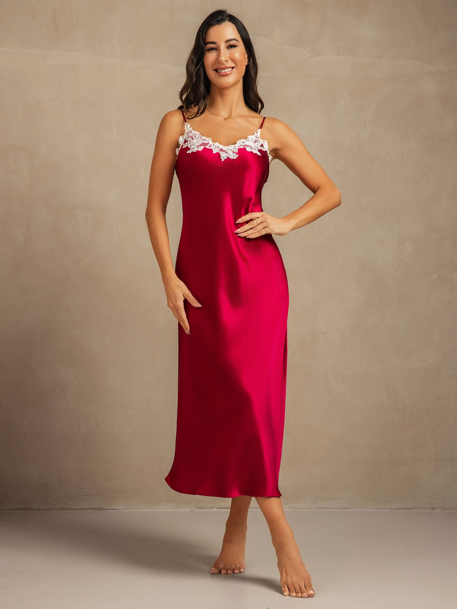 [Vin] SilkSilky-SE 19Momme Rent Silke Dress 006