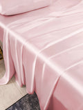 SilkSilky SE 22Momme Rent Silke Bedding Set Rosa 005