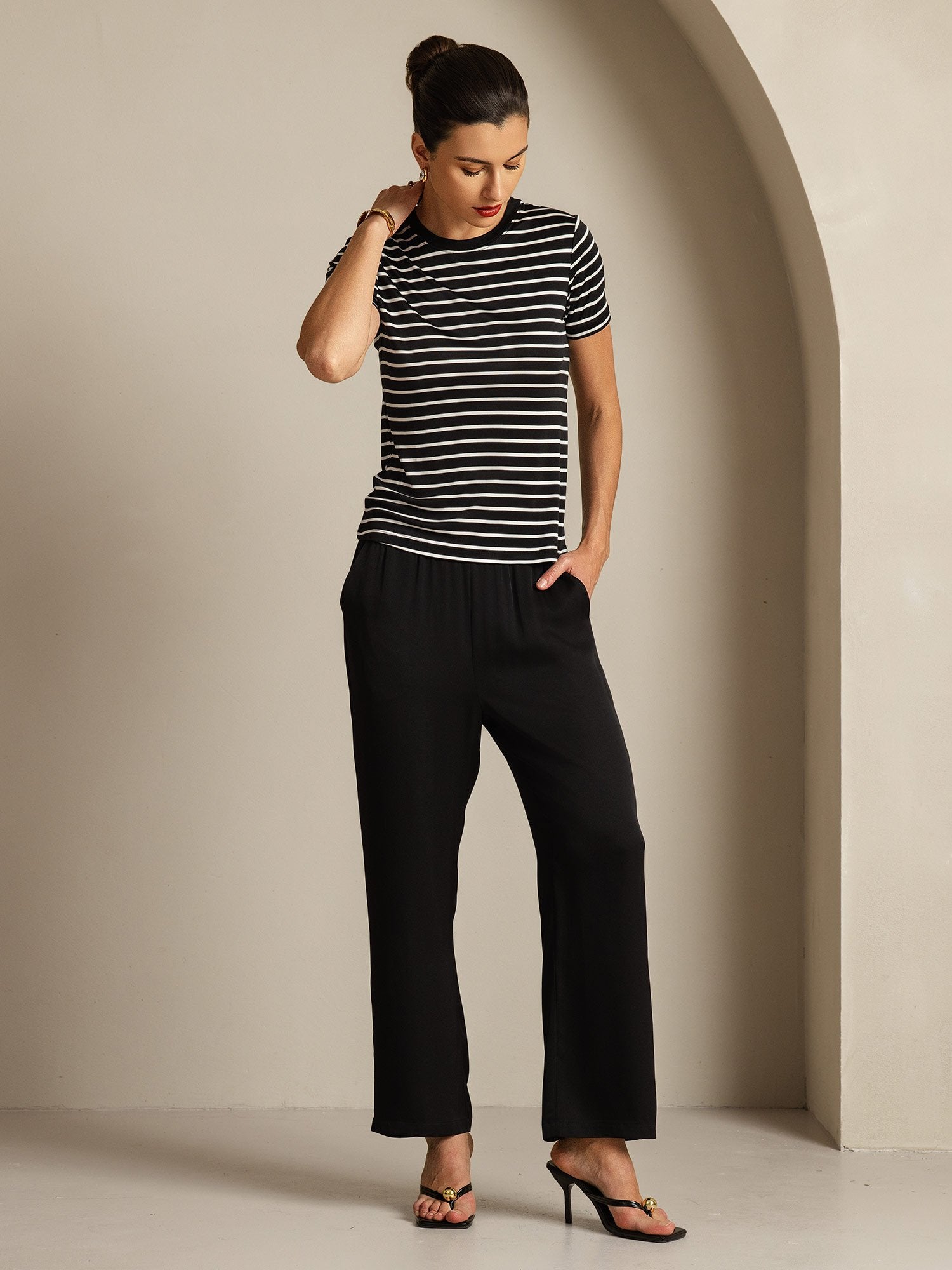 [SvartRand] SilkSilky-SE Rent Silke Womens T-Shirt 007