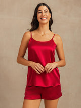 [Vin] SilkSilky-SE 19Momme Silke Spaghetti Rem Camisole Set 003