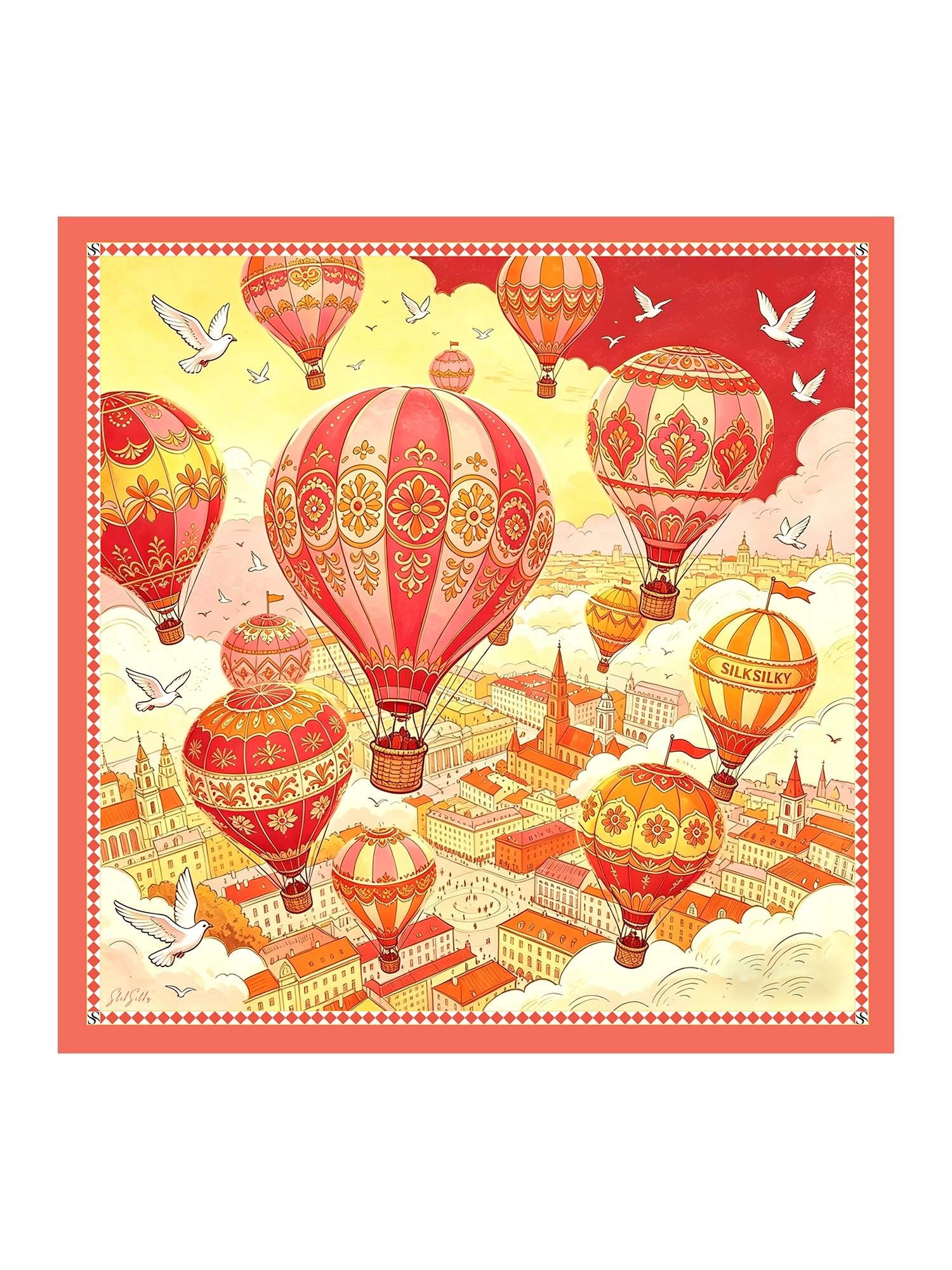 [Gul Ballong] SilkSilky-SE Scarf 001
