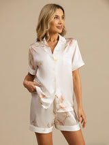 [Vit] SilkSilky-SE Short Sleeve Lapel Collar Dam Pyjama 003
