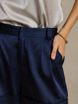 [Mörkblå] SilkSilky-SE Dam Shorts 004