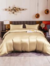 [Beige] SilkSilky-SE 19Momme Bäddset 005
