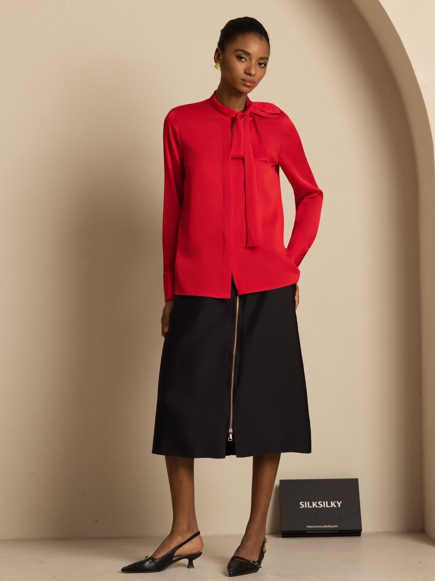 [Vin] SilkSilky-SE 19Momme Blouse 001