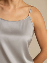 [Griffin Grå] SilkSilky-SE Spaghetti Strap Cami Toppar 004
