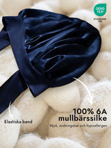 [Mörkblå] SilkSilky-SE Nattmössa 002