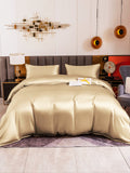 SilkSilky SE 19Momme Rent Silke Bedding Set Beige 002