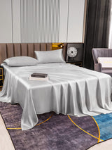 [Silver] SilkSilky-SE 22Momme Rent Silke Bedding Set 005,